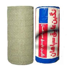پشم سنگ 3 سانت توری دار دانسیته 80 نگین عایق